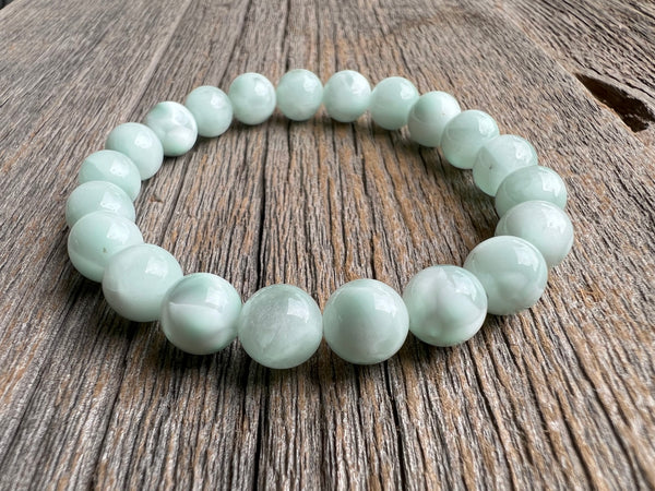 Genuine Green Moonstone Bracelet