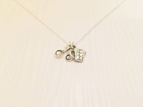 Baking Necklace- Measuring Spoons & Measuring Cup - Anomaly Creations & Designs