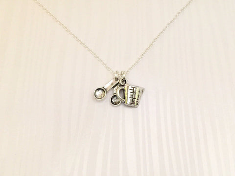Baking Necklace- Measuring Spoons & Measuring Cup - Anomaly Creations & Designs