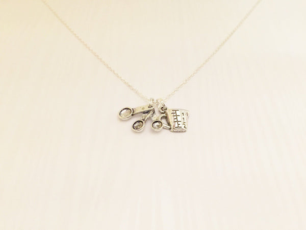 Baking Necklace- Measuring Spoons & Measuring Cup - Anomaly Creations & Designs