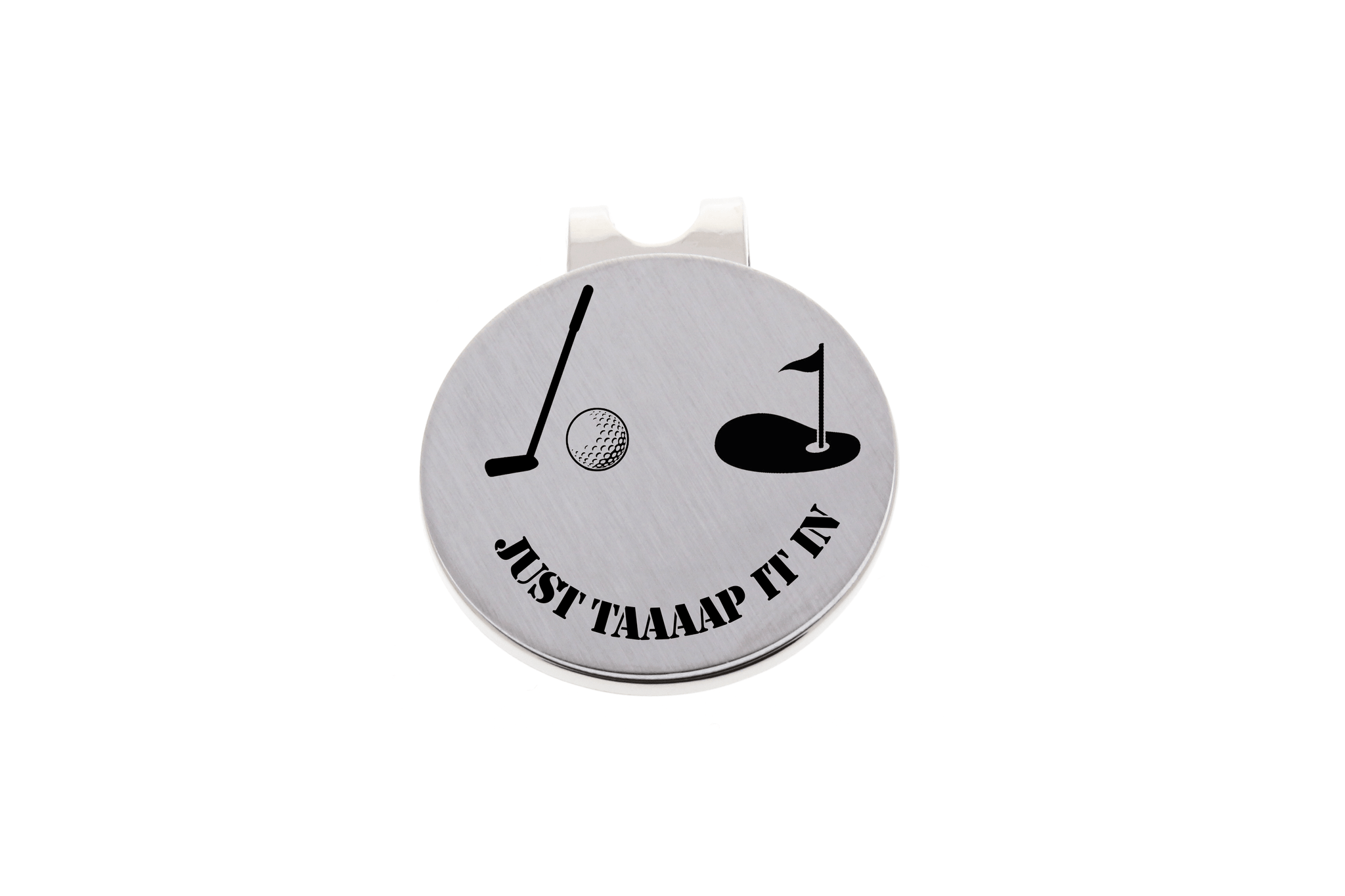 Golf Ball Marker- Just Tap it in
