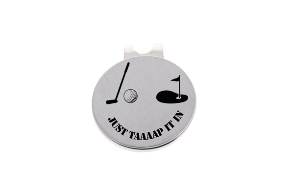 Golf Ball Marker- Just Tap it in