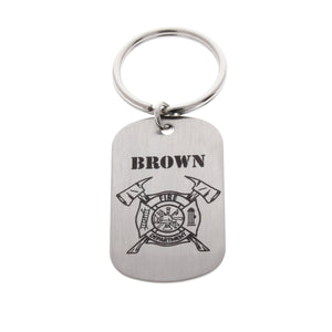 Firefighter Keychain