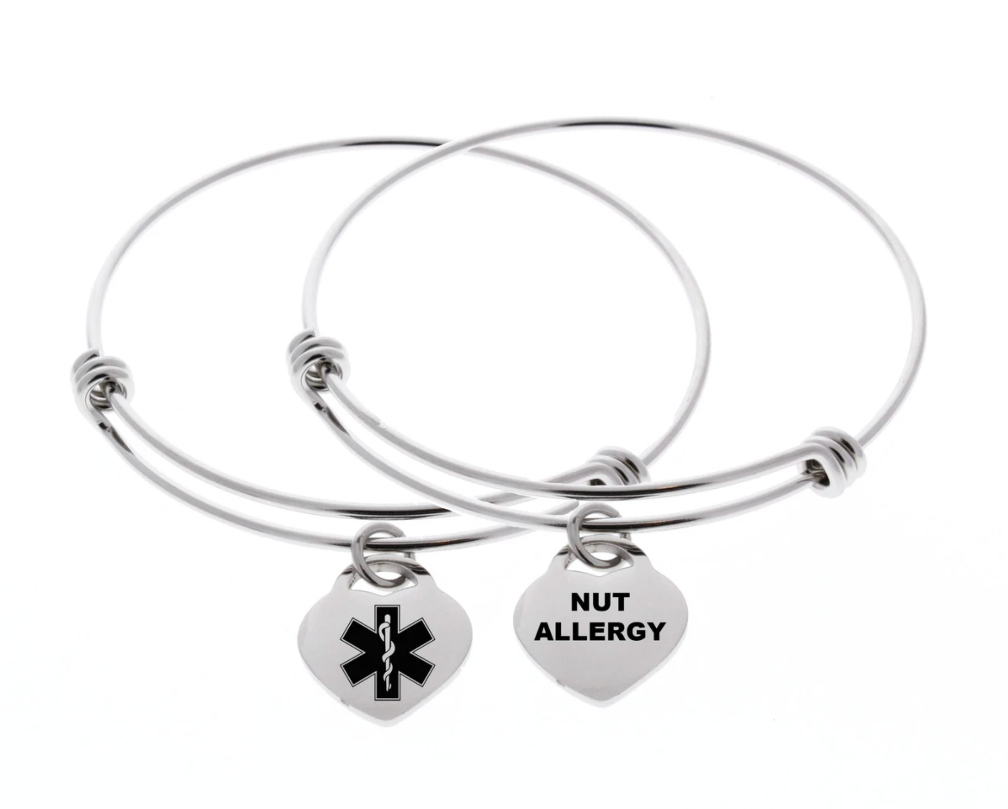 Medical Alert Bangle Bracelet Customize Anomaly Creations