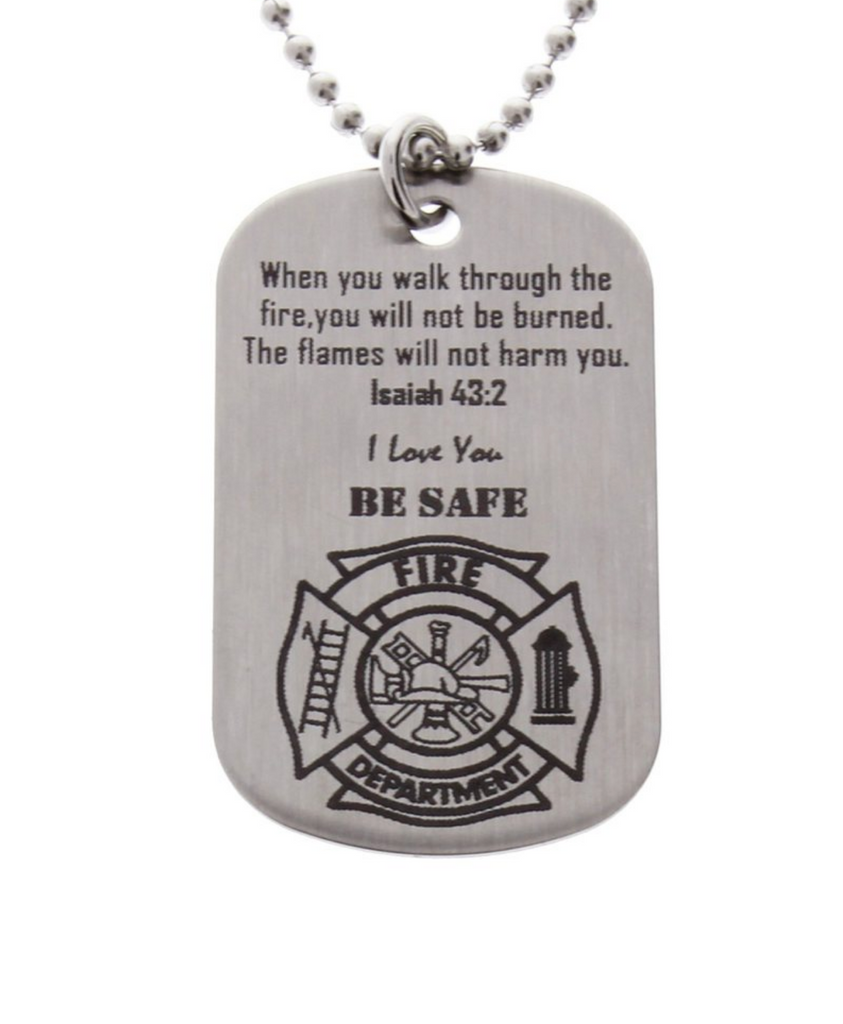 Firefighter wife necklace store