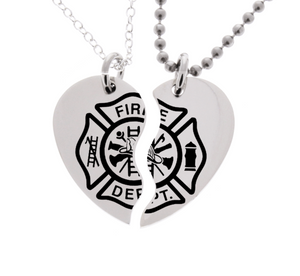 Firefighter necklace for discount her