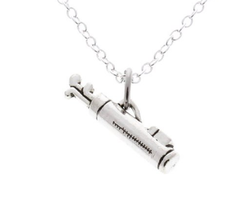 Golf Clubs Necklace