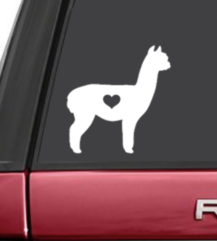 Alpaca Decal Sticker