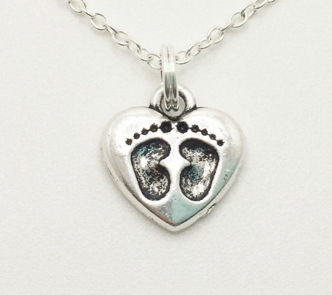 Baby Foot Prints Necklace