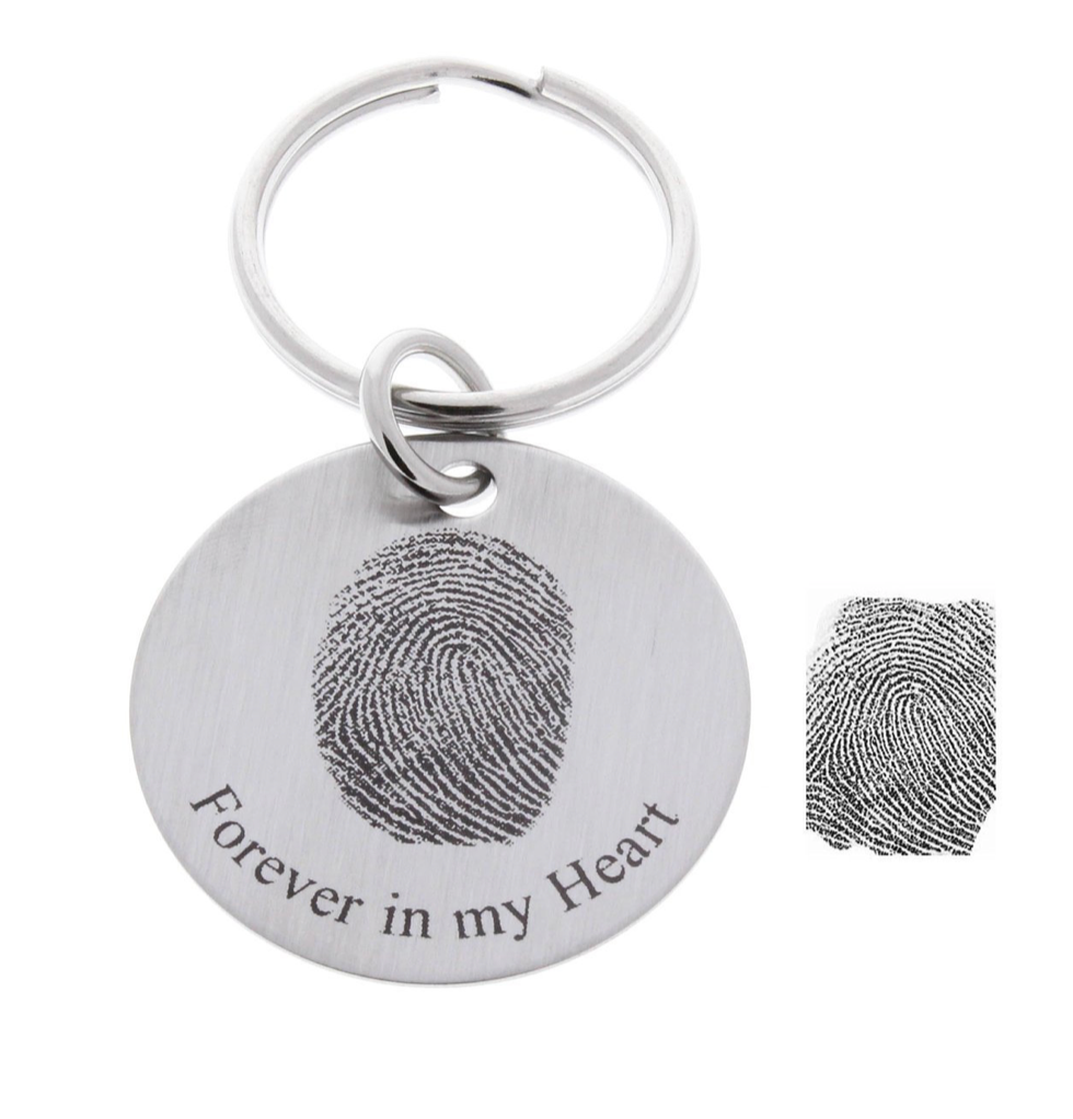 Fingerprints Keychain - Customize