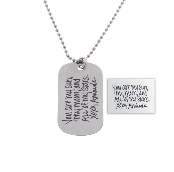 Handwriting Necklace - Customize