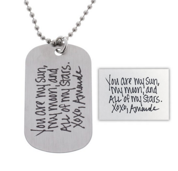 Handwriting Necklace - Customize