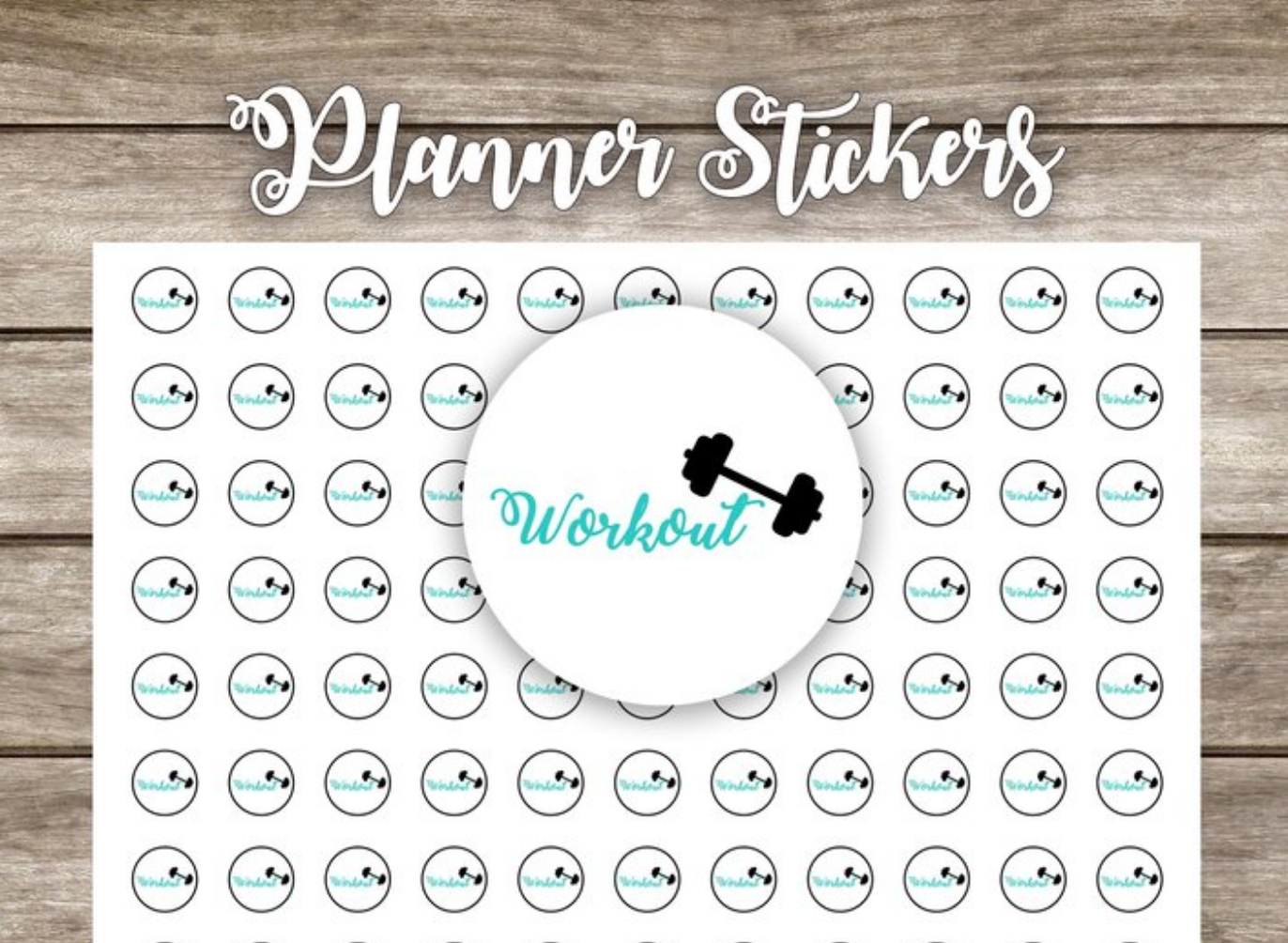 Planner Stickers- Workout stickers