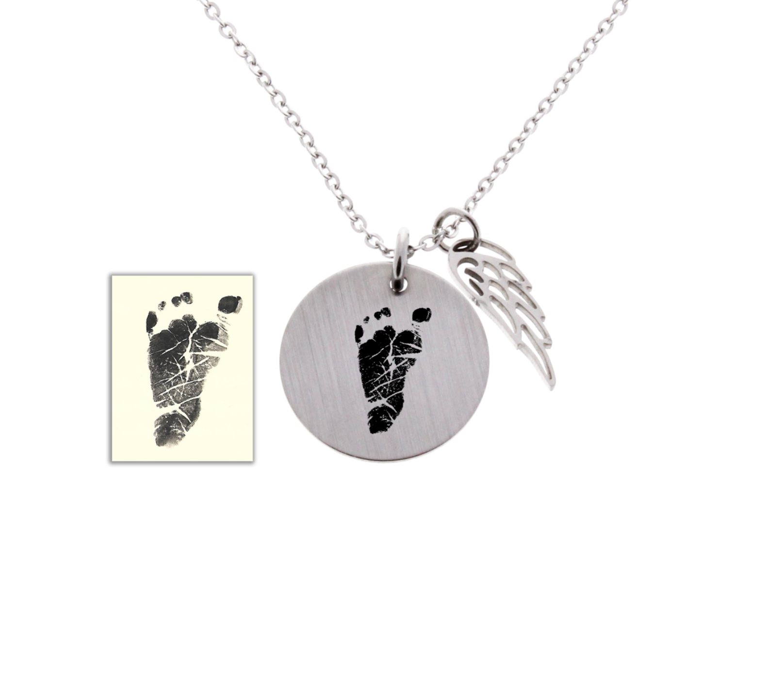 Baby Footprint Necklace