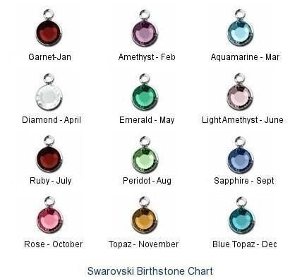 Baby Foot Prints Necklace Personalized with Swarovski Birthstone - Anomaly Creations & Designs