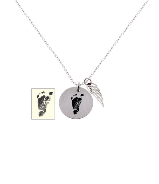 Baby Footprint Necklace