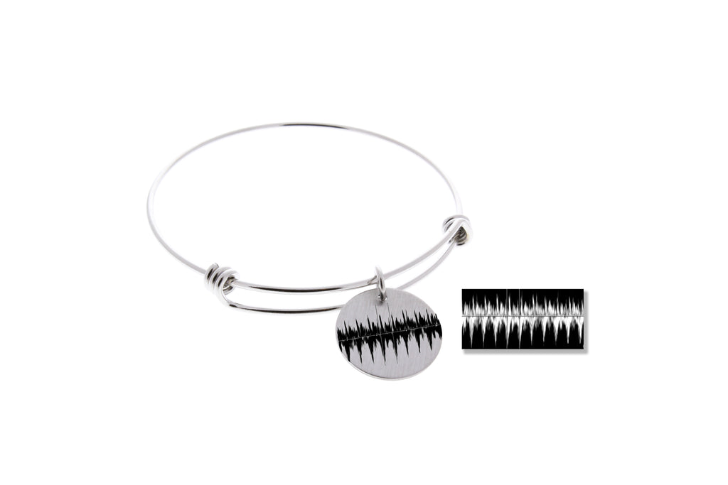 Ultrasound bangle bracelet Sonogram bracelet Anomaly Creations Designs Inc