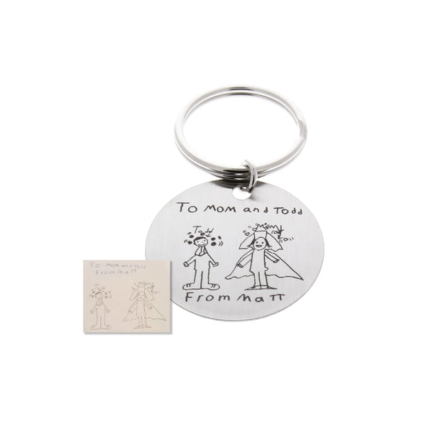 Drawing Handwriting Keychain - Anomaly Creations & Designs