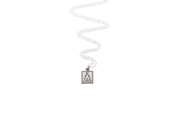 Snellen Eye Chart Necklace – Anomaly Creations & Designs, Inc.