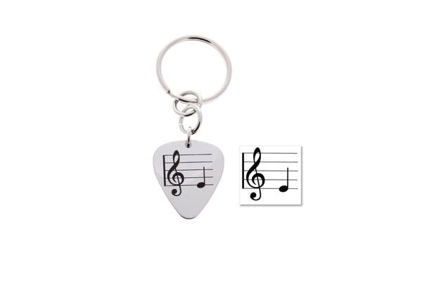 Custom Guitar Pick Keychain