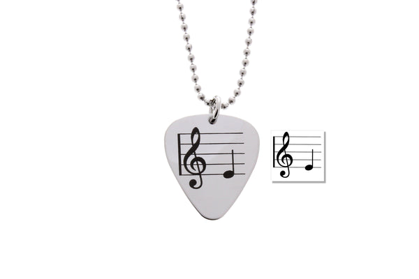 Custom Guitar Pick Necklace