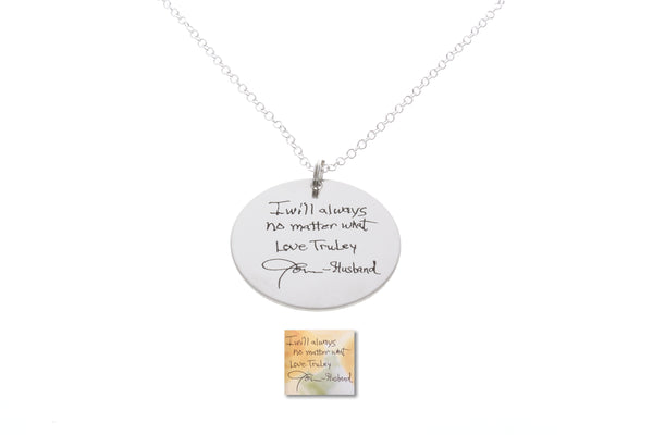 Handwriting Necklace