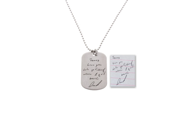 Custom Dog Tag Necklace (Personalize it!)