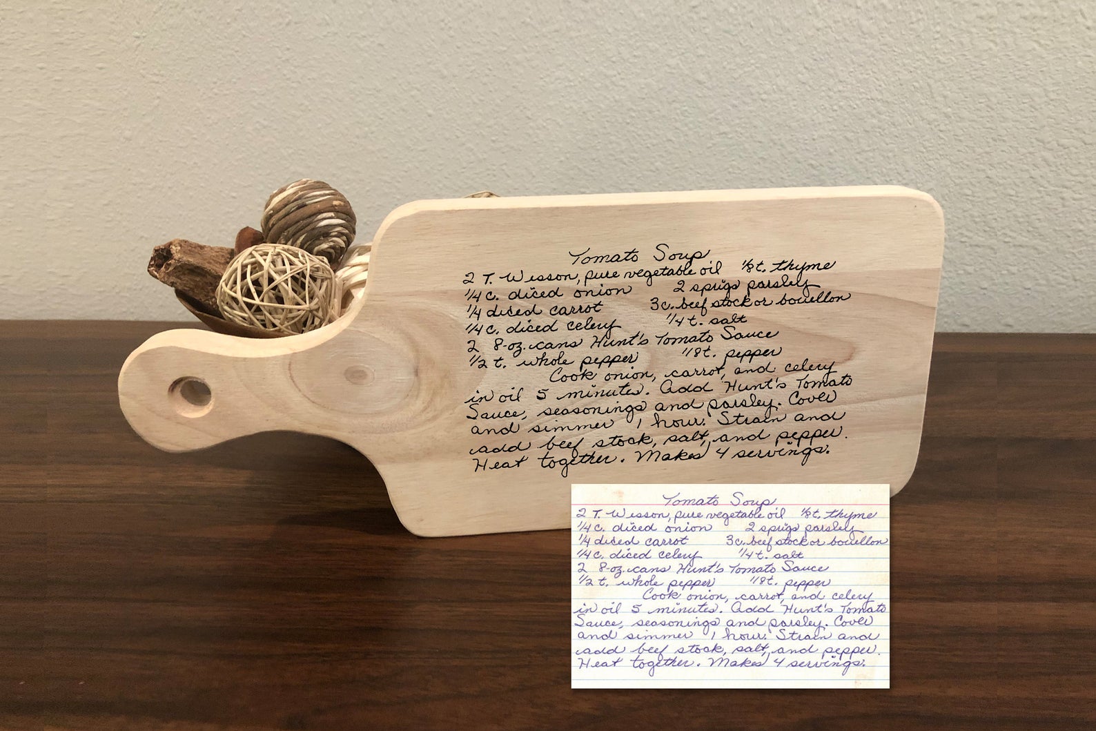 Recipe Cutting Board, Personalized cutting board, real handwriting – Anomaly  Creations  Designs, Inc.