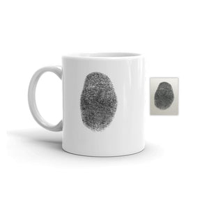 Actual Fingerprint Mug