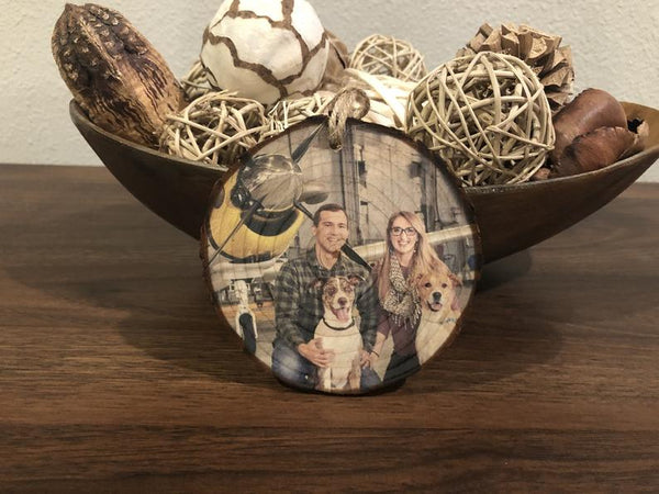 Wood Ornament - Our First Home