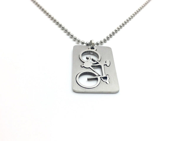 Bicycle Necklace - His & Her's
