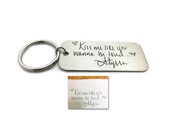 Handwriting Keychain