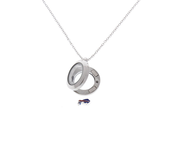 Buffalo Bills Floating Locket Necklace