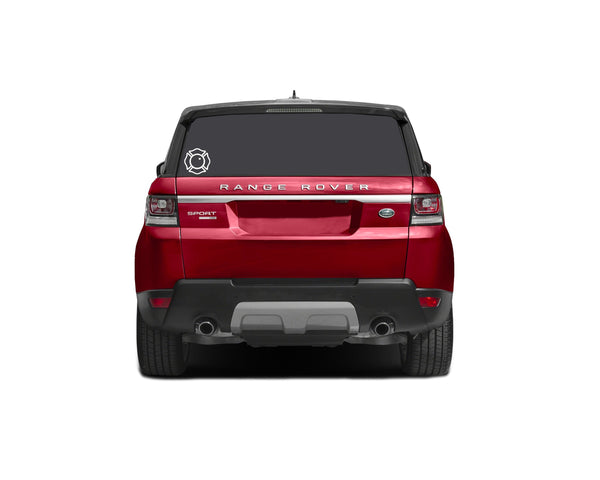 Firefighter Maltese Cross Decal