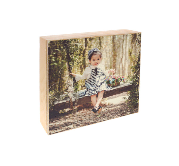 Wood Panel Photo-  Wedding