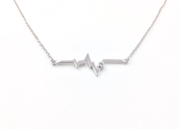 Electrocardiogram EKG Heartbeat Necklace - Anomaly Creations & Designs