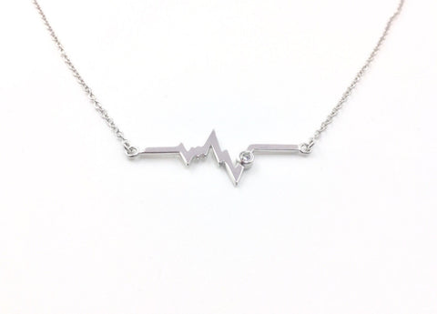 Electrocardiogram EKG Heartbeat Necklace - Anomaly Creations & Designs