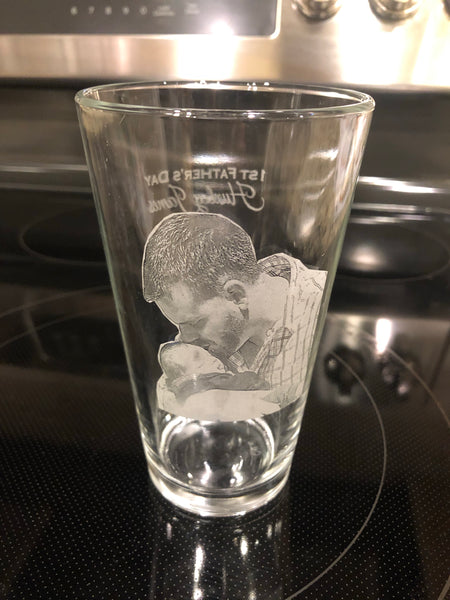 Photograph Engraved Glass