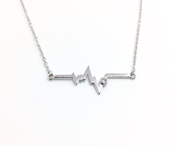 Electrocardiogram EKG Heartbeat Necklace - Anomaly Creations & Designs
