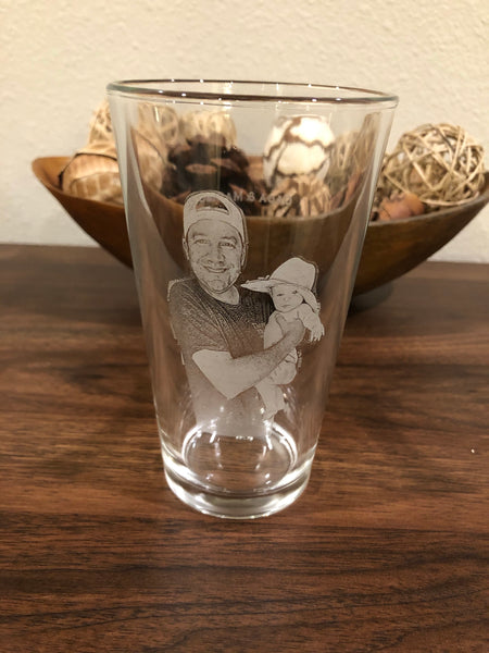 Photograph Engraved Glass