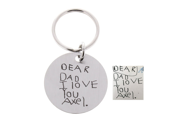 Handwriting Keychain