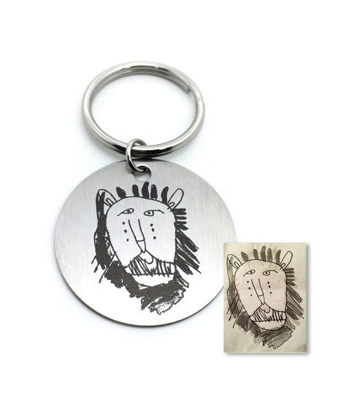 Drawing Handwriting Keychain - Anomaly Creations & Designs