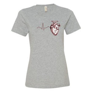 Anatomy Heart ECG tshirt