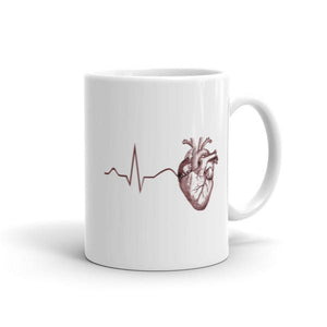 Anatomy Heart ECG Mug - Anomaly Creations & Designs