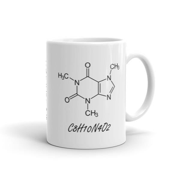 Caffeine Molecule Mug - Anomaly Creations & Designs