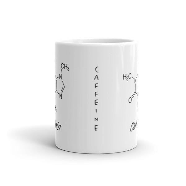 Caffeine Molecule Mug - Anomaly Creations & Designs