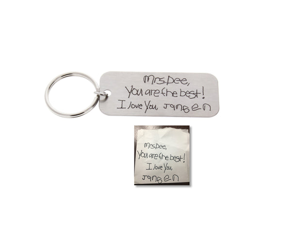 Handwriting Keychain