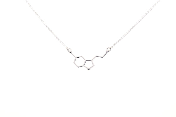 Serotonin Molecule Necklace
