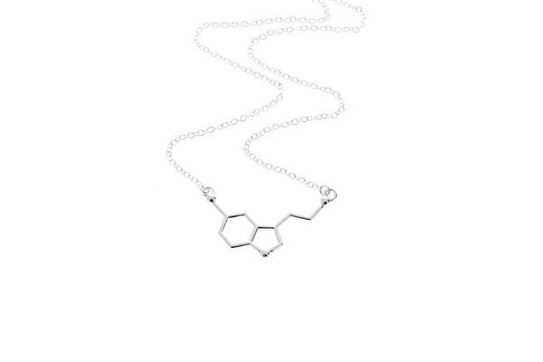 Serotonin Molecule Necklace