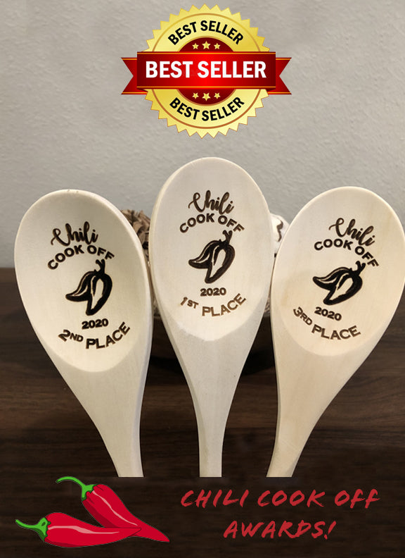 Chili Cook Off Wooden Spoon (customize)